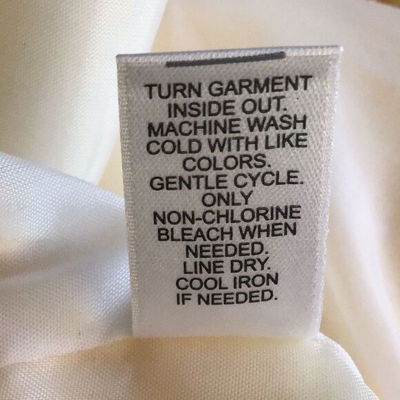 Versona MODERN Yellow White Tweed Sailor Button Wide Leg Shirts NEW - Picture 15 of 15